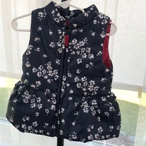 Nautica blue and white vest